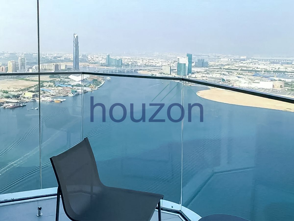 Spacious 2BR | High Floor | Sea + Burj View