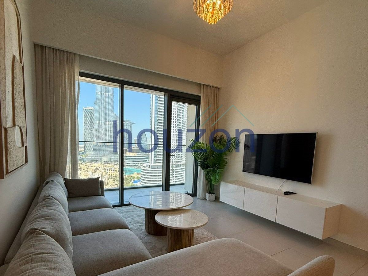 Burj Khalifa View 2BR | Furnished | Vacant