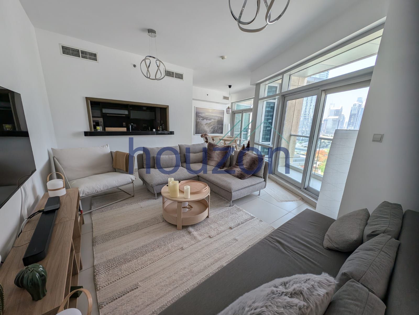Modern + Elegant 1BR | Furnished | Boulevard View