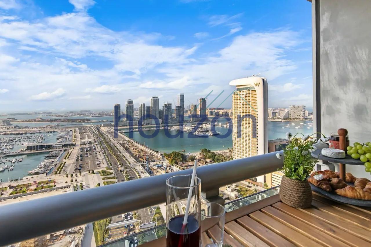 Luxurious 3 BR | Furnished | Ain Dubai + Sea view