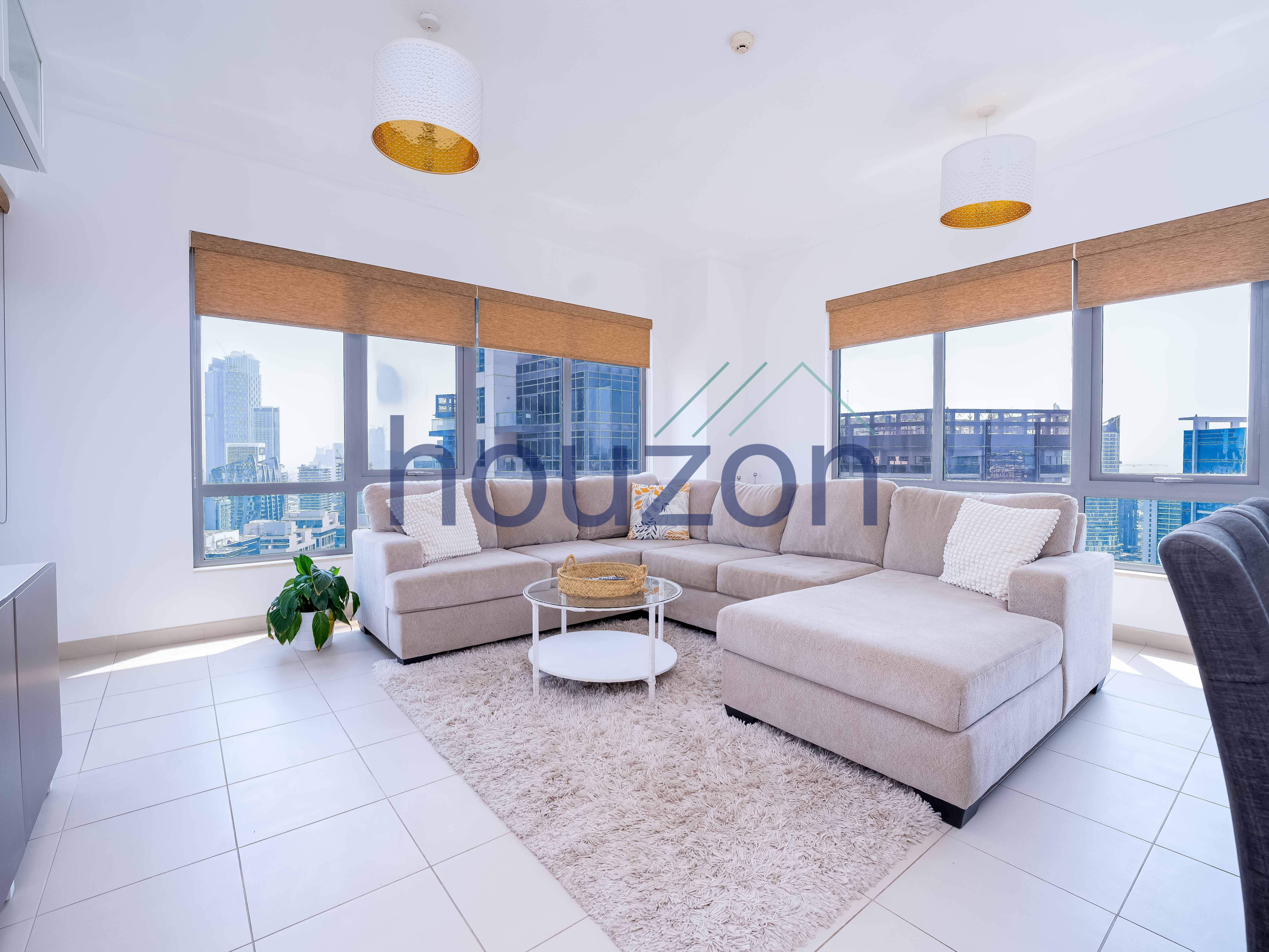 Bright + Spacious 1BR | High Floor | Furnished