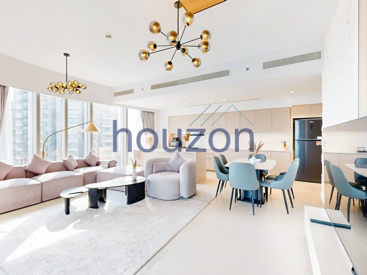 Luxurious 3BR+M | Furnished | Burj Khalifa View