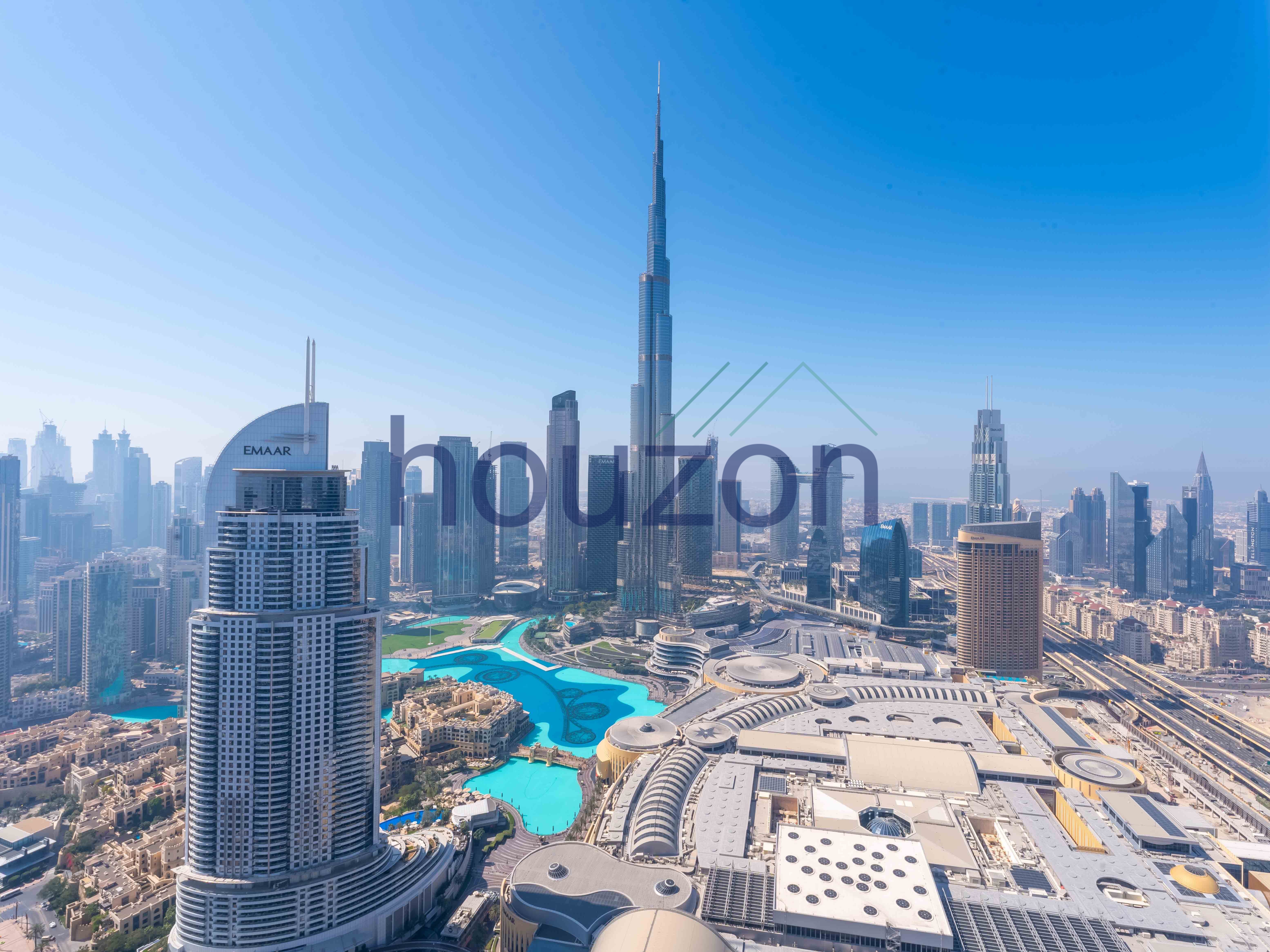 Luxurious 3BR +M/R |High Floor|Burj+Fountain View
