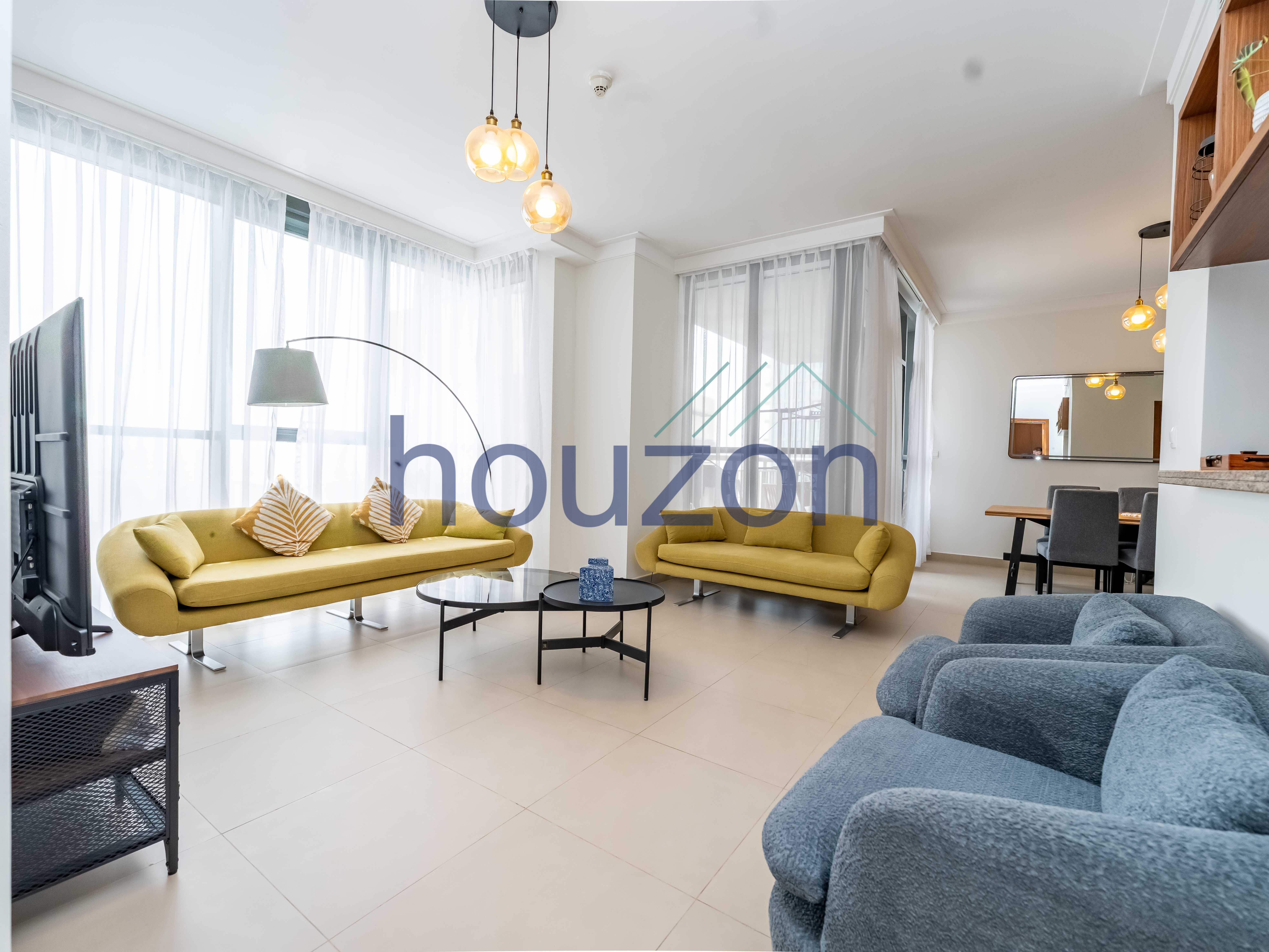 Exclusive 3BR | Sea+Burj View | Furnished | Vacant