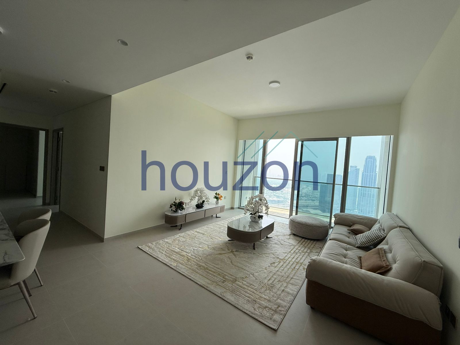Burj Khalifa View 2BR | High Floor | Chiller Free