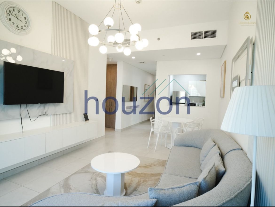 Modern 1BR | Furnished | Burj Khalifa + Canal View