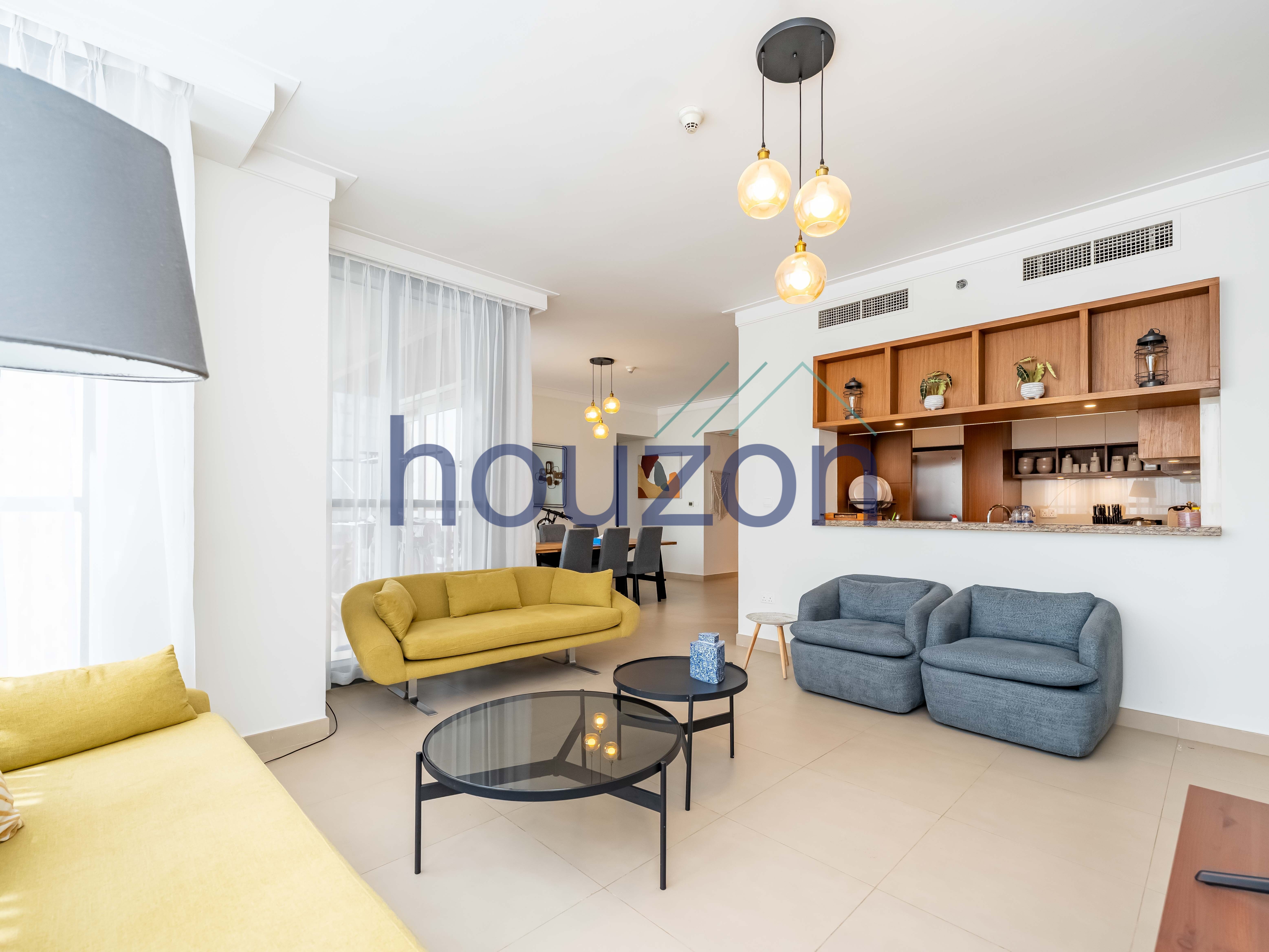 Exclusive 3BR | Sea+Burj View | Furnished | Vacant