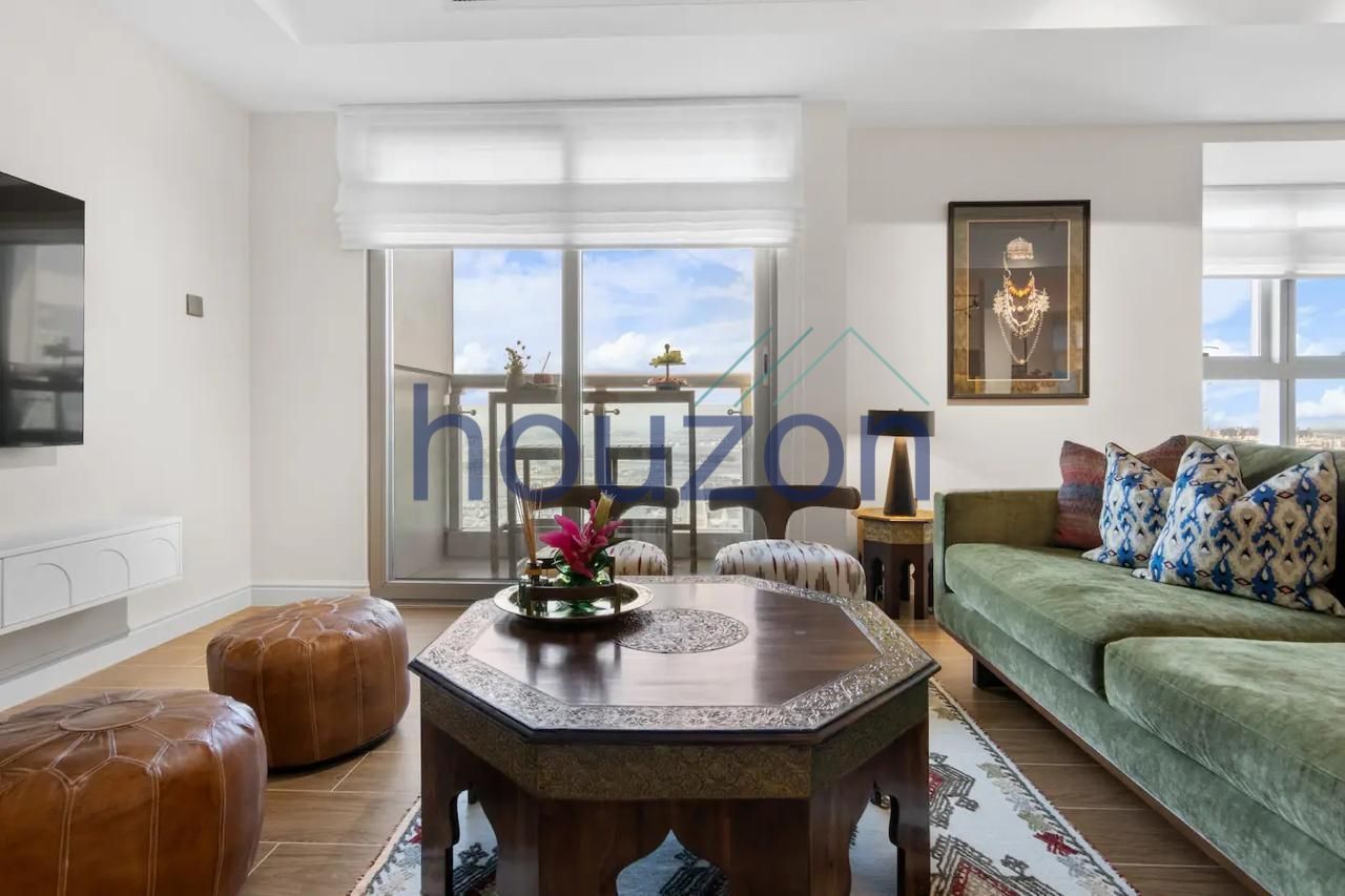 Luxurious 3 BR | Furnished | Ain Dubai + Sea view