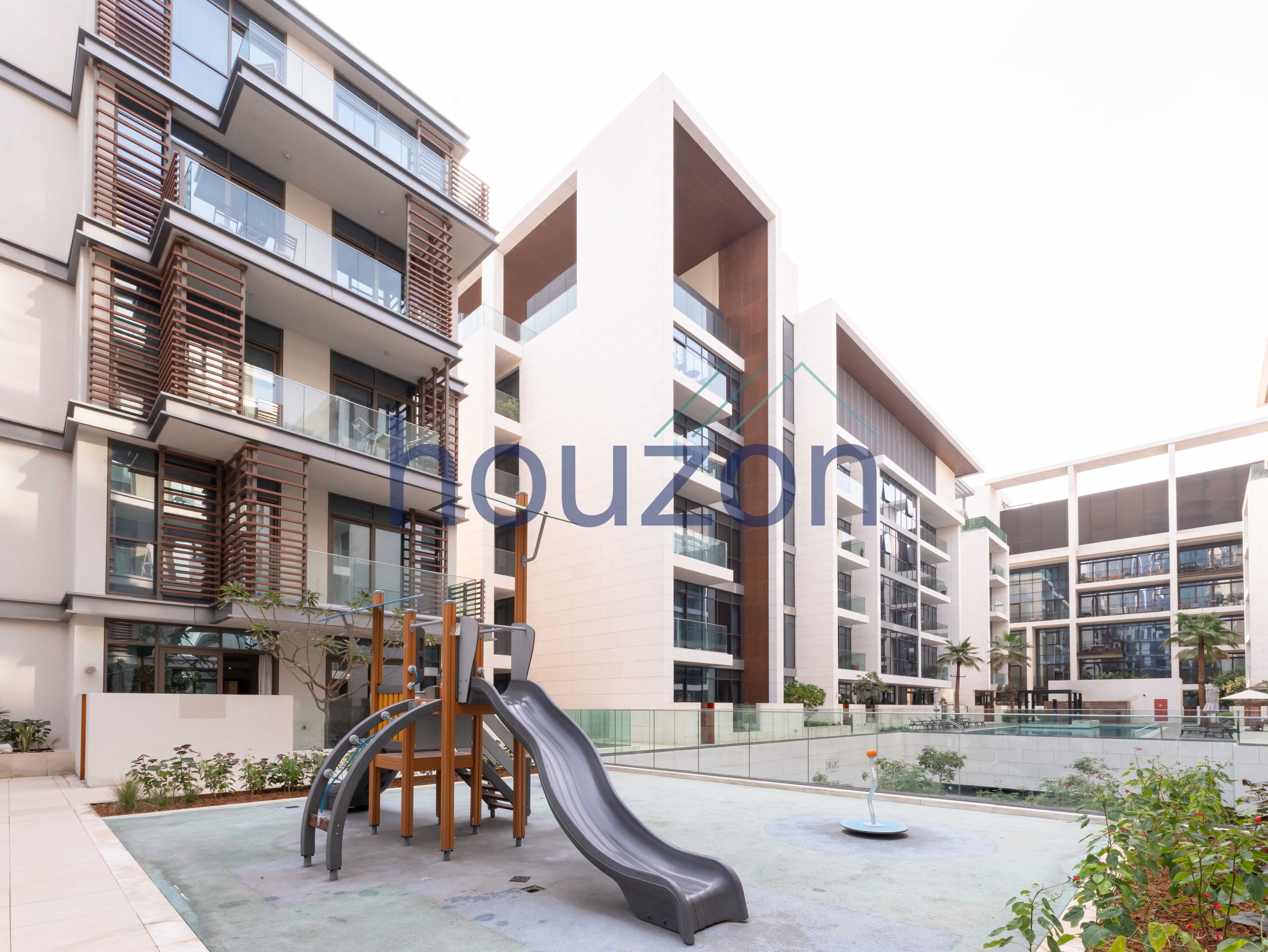 Modern Furnished 1BR | Direct Pool Access- Terrace